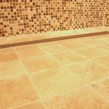 Tile Shower Floor and Linear Drain
