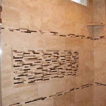 Tile shower replacement
