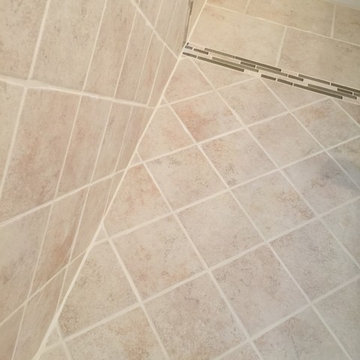 Tiled Shower and Jacuzzi Tub Remodel