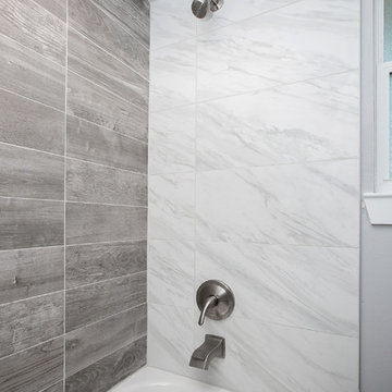Timber Gray Tile Bathroom