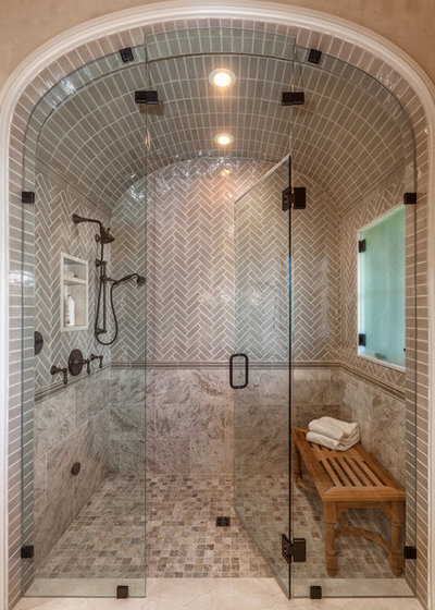 Mediterranean Bathroom by ID Studio Interiors