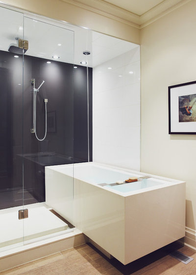 コンテンポラリー 浴室 by Douglas Design Studio