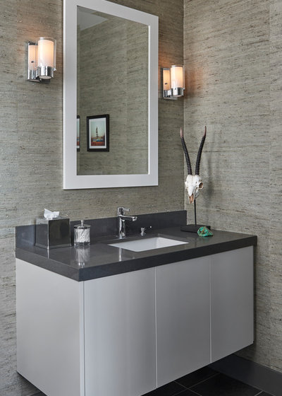 Modern Bathroom by KMSalter Design
