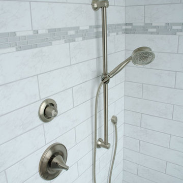 Total Bath Makeover Trades Wasted Space for Spacious Shower