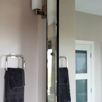 Towel Rack and Mirror