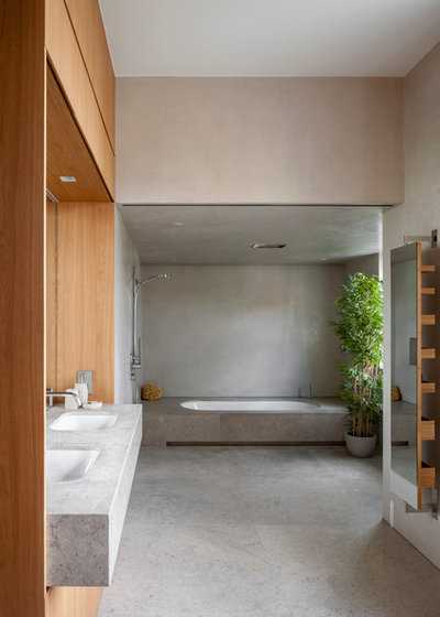 Contemporary Bathroom by Viewport Studio