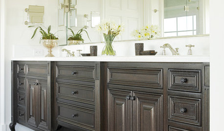 A Furniture Look for Your Bathroom Vanity