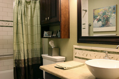 Traditional Bathroom and Laundry Room and Half Bath Remodel
