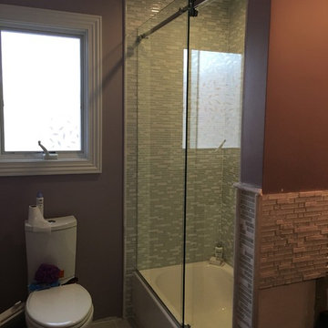 Traditional Bathroom- Frameless Shower Doors