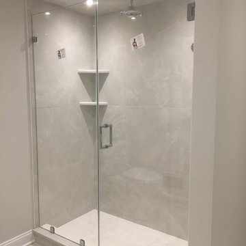 Traditional Bathroom- Frameless Shower Doors