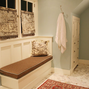 Bathroom - traditional mosaic tile bathroom idea in Portland