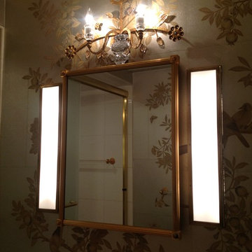 Traditional Bathroom in Gold