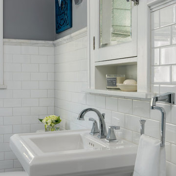 Traditional bathroom renovation-Webster Groves