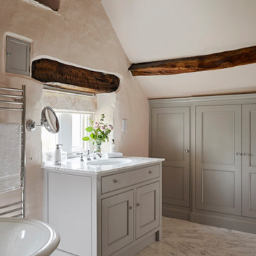 Traditional Cabinetry and Traditional Beams