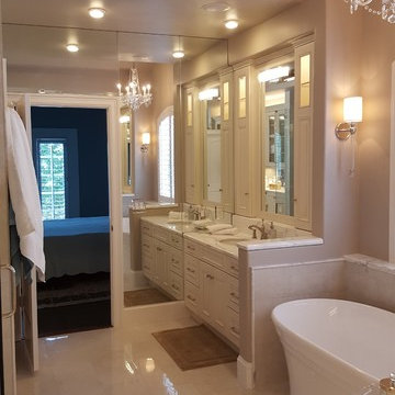 Traditional Galleria Patio Home Bathroom Renovations