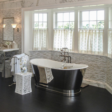 Traditional Hamptons with an Edge – Complete Renovation & Addition – Master Bath