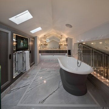 Traditional Luxury Bathroom with a Modern Twist