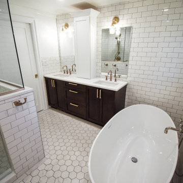 Traditional Master and Guest Bathroom