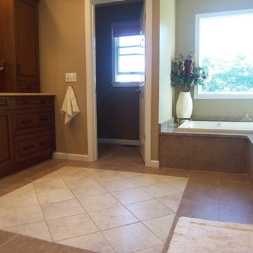 Traditional Master Bathroom Remodel in West Chester, OH