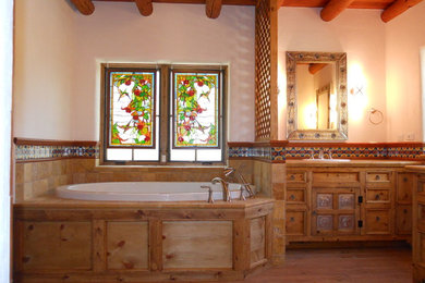 Bathroom - eclectic bathroom idea in Albuquerque