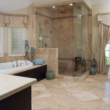 Traditional Spa-Inspired Primary Bath