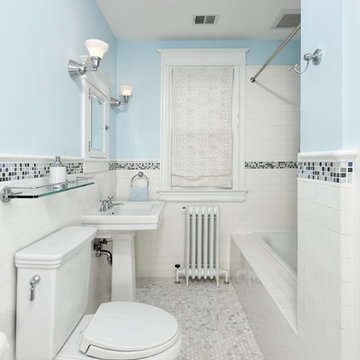 Traditional Subway Tile Bathroom