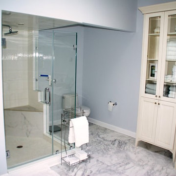 Traditional Vintage White Bathroom  Montvale New Jersey