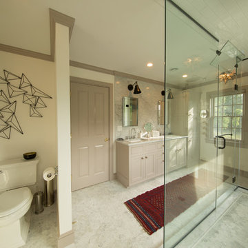 Traditional White Bathroom in Bedford NH