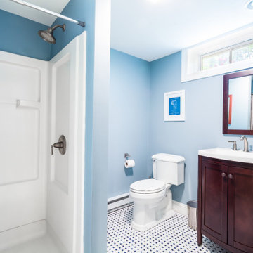 Traditional With a Twist - Bathroom and Basement Remodel
