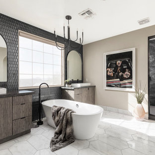 75 Beautiful Black Tile Bathroom, Houzz Bathroom Tile