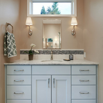 Transitional Accessible Master Bath