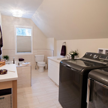 Transitional Attic Master Ensuite