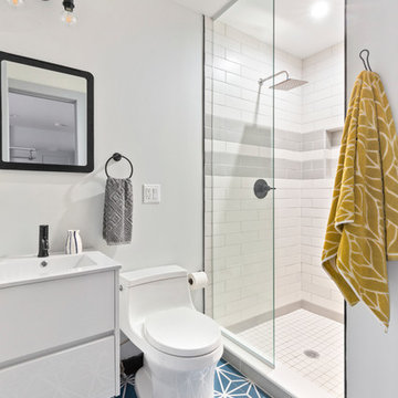 Transitional Bathroom Addition