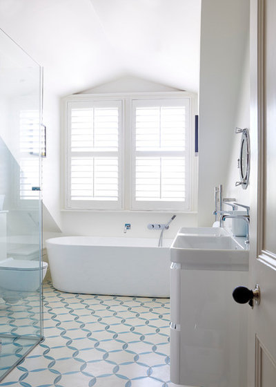 Transitional Bathroom by Blakes London