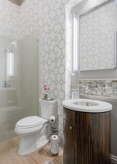 Transitional Bathroom by Pasquale Design Associates, Inc.
