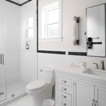 Transitional Elegance Boy's Bathroom