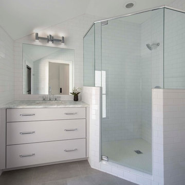 Transitional Family Home Secondary Bath