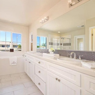 Transitional bathroom photo in Orange County
