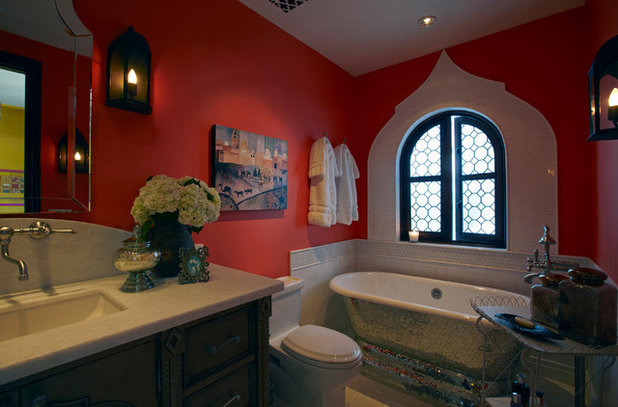 地中海 浴室 by Wendy Black Rodgers Interiors