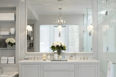 Inspiration for a transitional bathroom remodel in Baltimore
