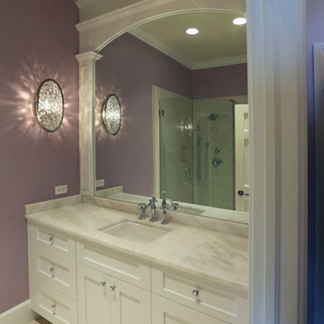 Transitional Marble Bath