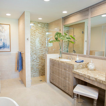 Transitional Master Bath - The Springs CC
