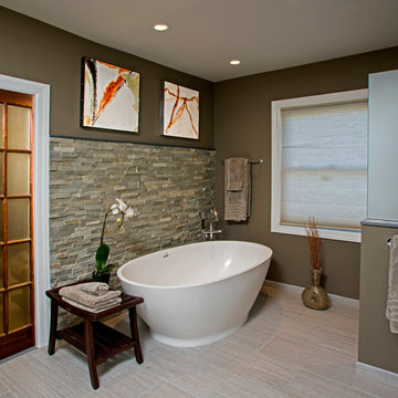 Transitional Master Bathroom