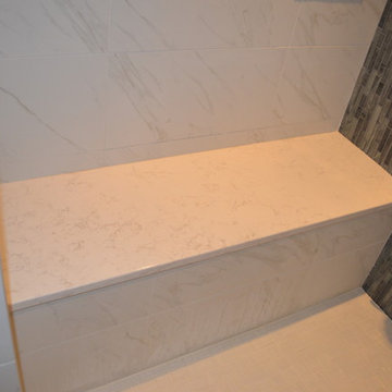 Transitional New Constrn. Master Bath w/Waverton D. Vanity Countertops