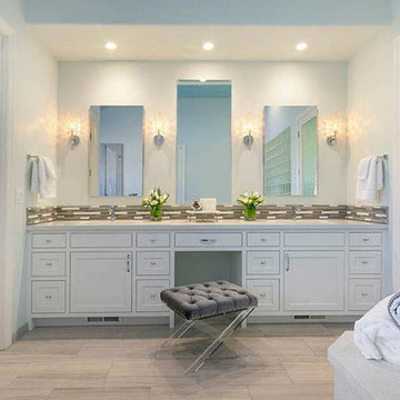 Transitional Spa-Inspired Primary Bathroom Remodel