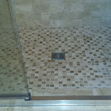 Travertien Tile  mosaic floor tile