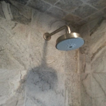 Travertine - Claros Silver Bathroom Renovation