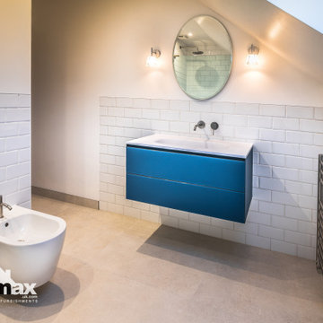Trimless Tiled Master Bathroom, Croxley Green