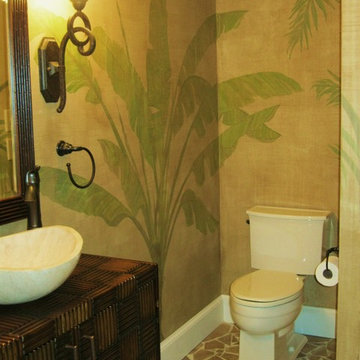 Tropical Bath Mural