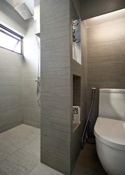 Contemporary Bathroom by The Design Abode